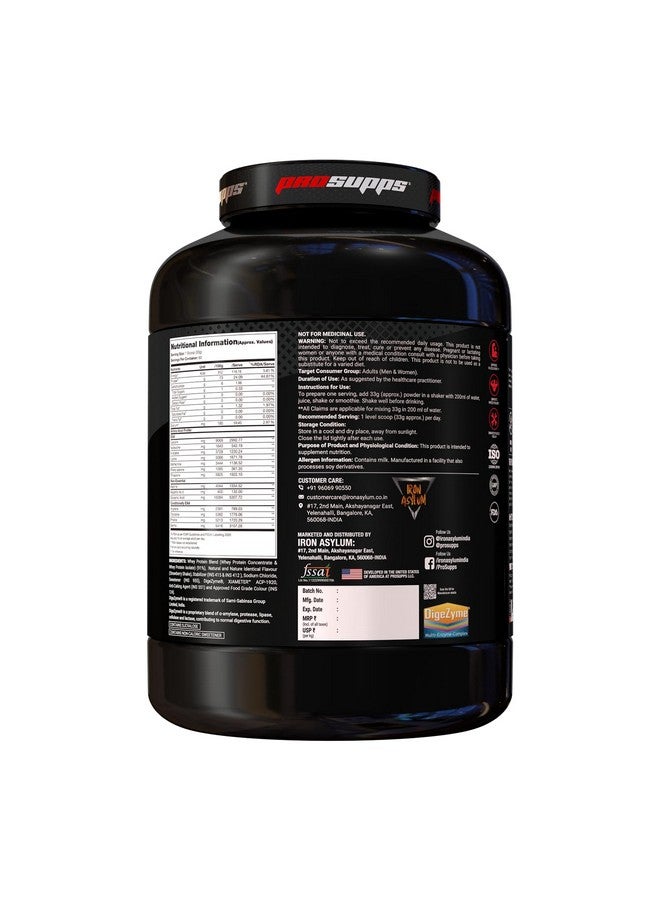 PRO SUPPS Alpha Whey Protein | High Rated Whey Protein | Premium Whey Protein | Mass Gainer | 24g Protein | 10g EAA | Protein Powder for Bodybuilding | Sports Supplement | 2Kg (Strawberry Shake) - Image 2