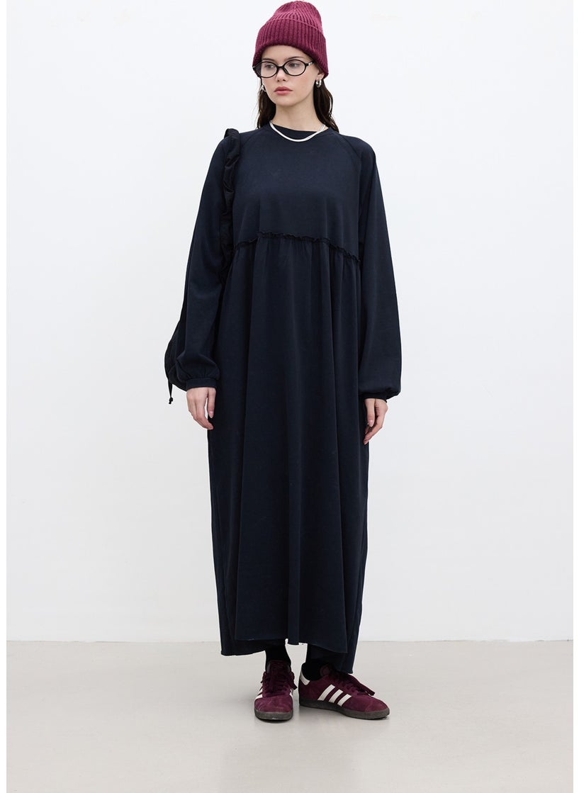 Oversized Gathered Dress Black - pzsku/ZEA4758323E61B45F8D75Z/45/_/1741272407/1a61ab1a-acee-4e2f-a61b-ec25d902cb2a