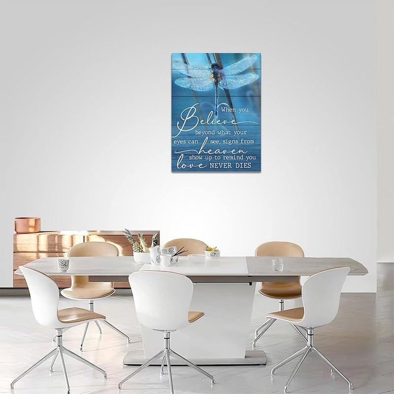 SweetFox Dragonfly Wall Art - Love Never Dies - Image 5