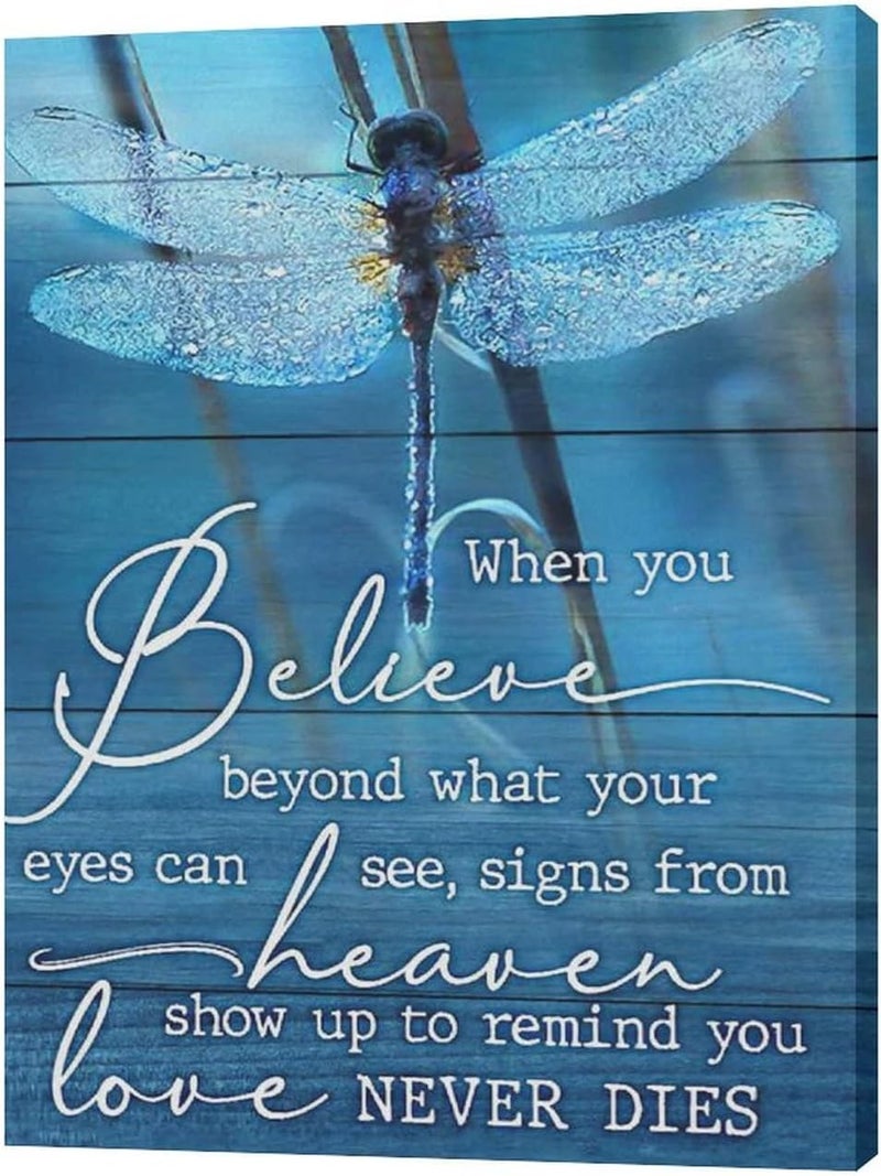 SweetFox Dragonfly Wall Art - Love Never Dies - Image 2