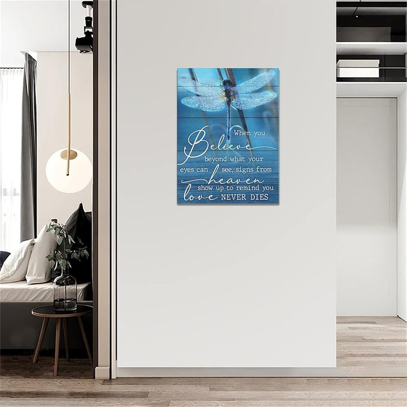 SweetFox Dragonfly Wall Art - Love Never Dies - Image 4