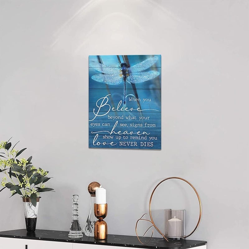 SweetFox Dragonfly Wall Art - Love Never Dies - Image 3