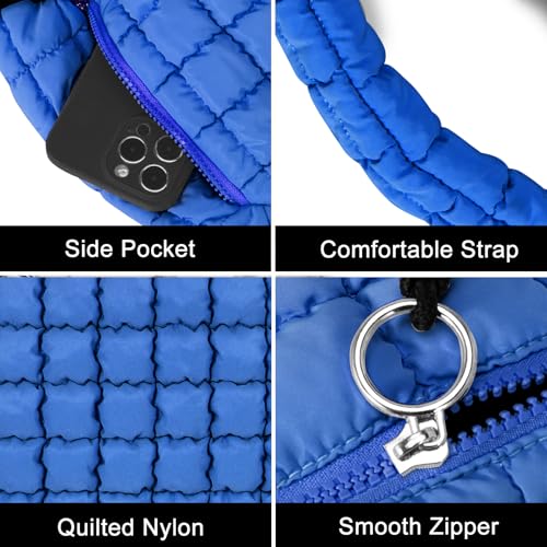 GASSDA Puffer Tote Bag for Women Large Quilted Puffy Lightweight Carryall Crossbody Tote Bag for Women (Blue) - Image 5