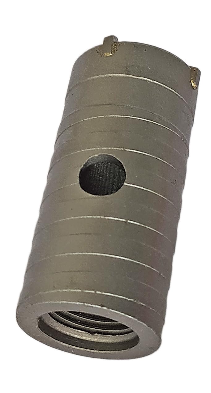 Inditrust Concrete Cement Stone Wall Hole Saw & 350mm Round Rod SDS Plus Shank for Concrete, Cement, Wall & Hole Saw Cutter (30mm hole saw 350mm rod) - Image 4