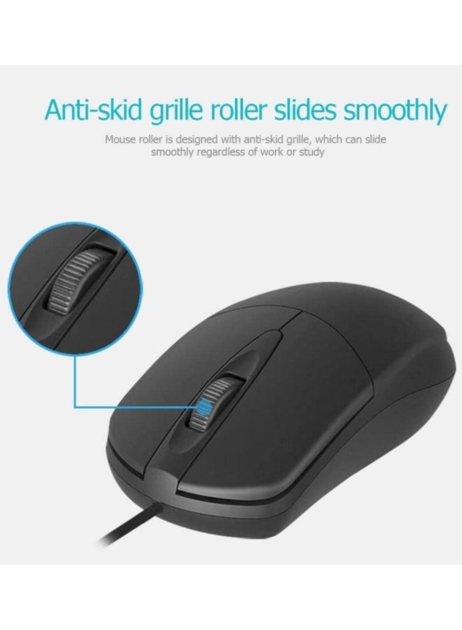 AOC MS121Wired Mouse Black - Image 5
