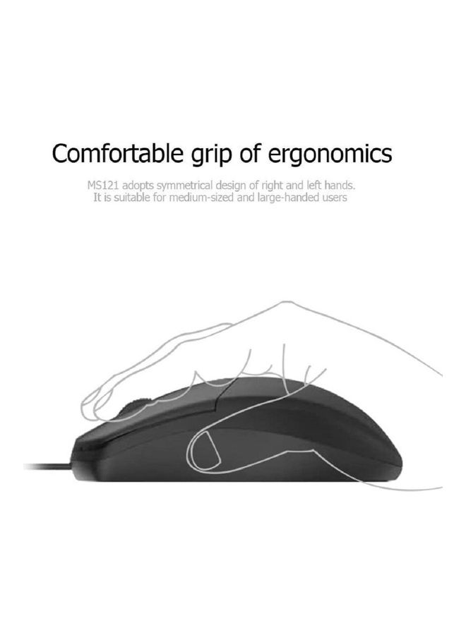 AOC MS121Wired Mouse Black - Image 4