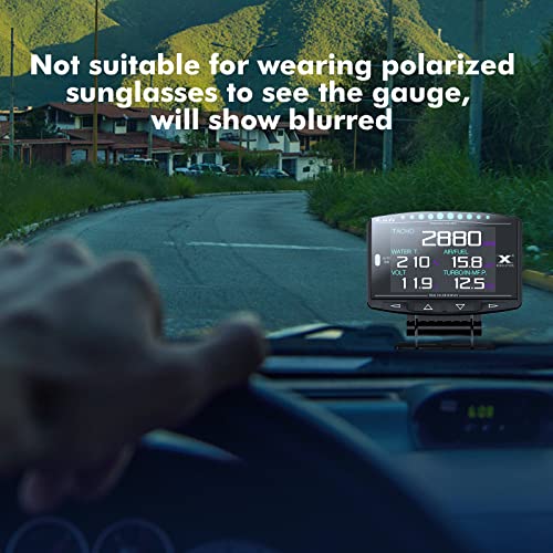 Lufi X1 Obd2 Gauge Display,Boost Gauge,Speedometer,Water Temperature Meter,Multi-ECU Data Combination Cluster,for Honda、Toyota、VW and Mazda (car Special) - Image 3