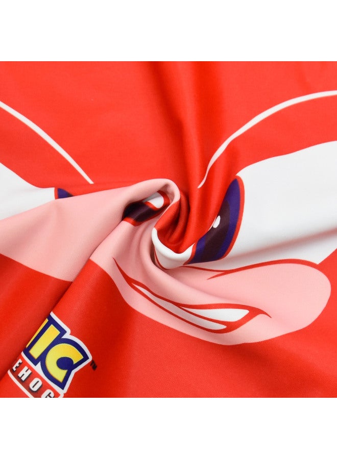 Loquat Children's Swimsuit Card Sonic-sonic Hedgehog Digital Printed Children's Swimsuit Short Sleeve Suit 5501-Color:5501 Yellow- - Image 5