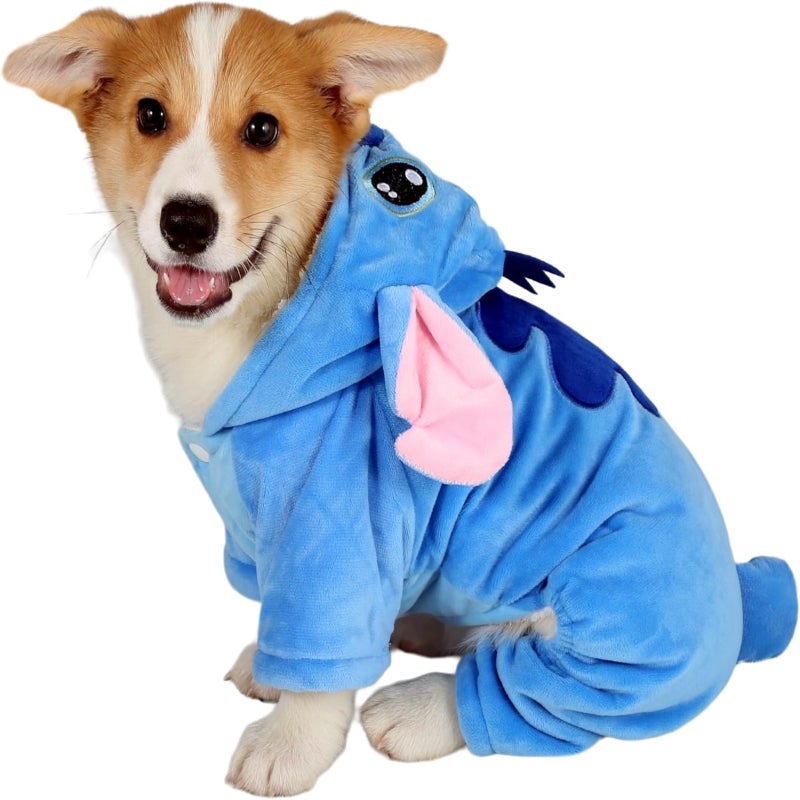 Z-YQL - Disfraz divertido para perro, gato, tiburón, traje de mascota, pijama para mascotas, chamarra con capucha para cualquier fiesta, Halloween, Navidad - Image 3