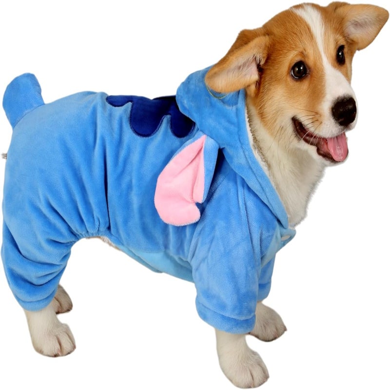 Z-YQL - Disfraz divertido para perro, gato, tiburón, traje de mascota, pijama para mascotas, chamarra con capucha para cualquier fiesta, Halloween, Navidad - Image 4