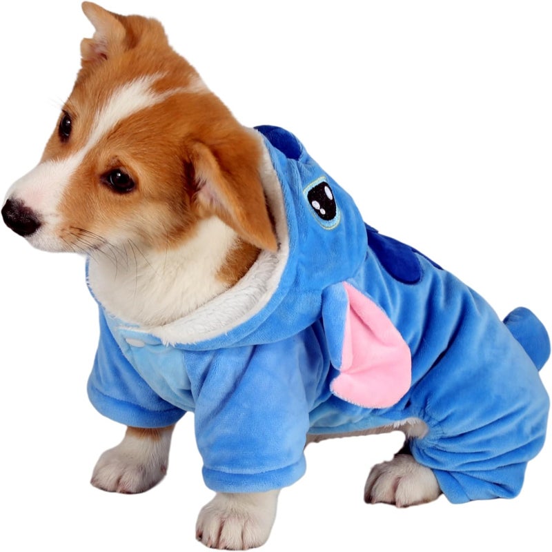 Z-YQL - Disfraz divertido para perro, gato, tiburón, traje de mascota, pijama para mascotas, chamarra con capucha para cualquier fiesta, Halloween, Navidad - Image 5