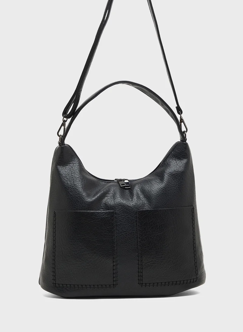 Ginger Scrunched Shoulder Bag