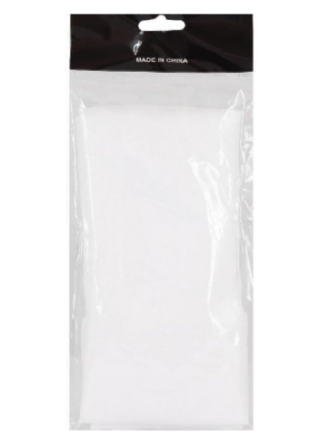Chiffon white scarf, 80cm*80cm, for silk painting  and Home Décor - Image 1