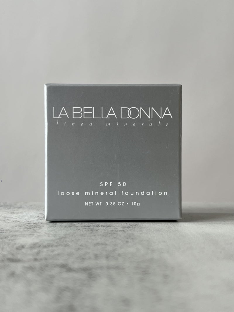 La Bella Donna Loose Mineral Foundation, Non-Chemical SPF50, Only 4 Ingredients, Reef-Safe, Non-Nano, Natural Mineral Makeup with Sun Protection | 10g | Crema - Image 4