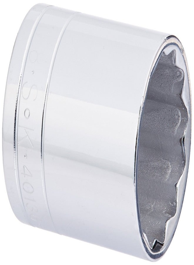 اس كي كي SK Tools USA محرك 1/2 بوصة، 1-1/8 بوصة، 12 نقطة، مقبس كروم قياسي | 40136 - Image 1