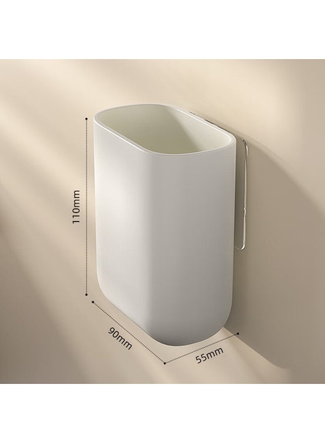 Additive Degree Jiadu Wall-mounted Toothbrush Holder, Bathroom Toilet No-drilling Wall Storage Rack, Washstand Razor Organizer Tube - Image 1