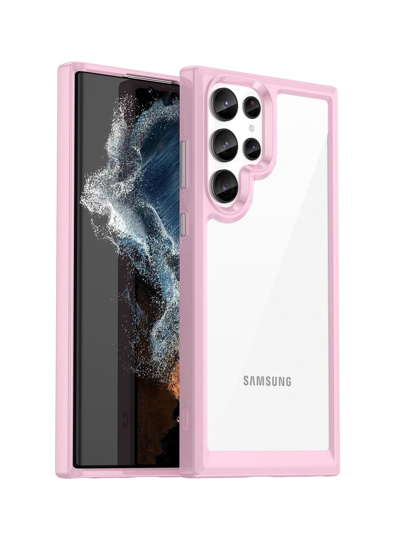 URBBKING Protective Case Cover For Samsung Galaxy S22 Ultra Pink - Image 1