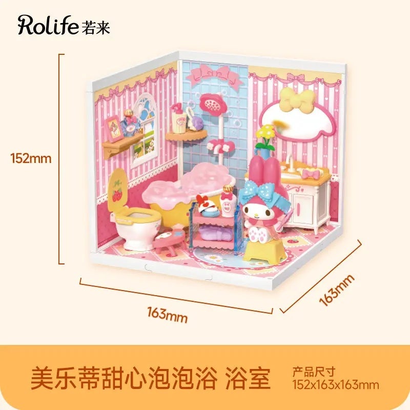 Rolife New Rolife Building Blocks Super World Happy Party House Assembly Model Ornament Toy Collection Gift, DWL02 5842337 - Image 1