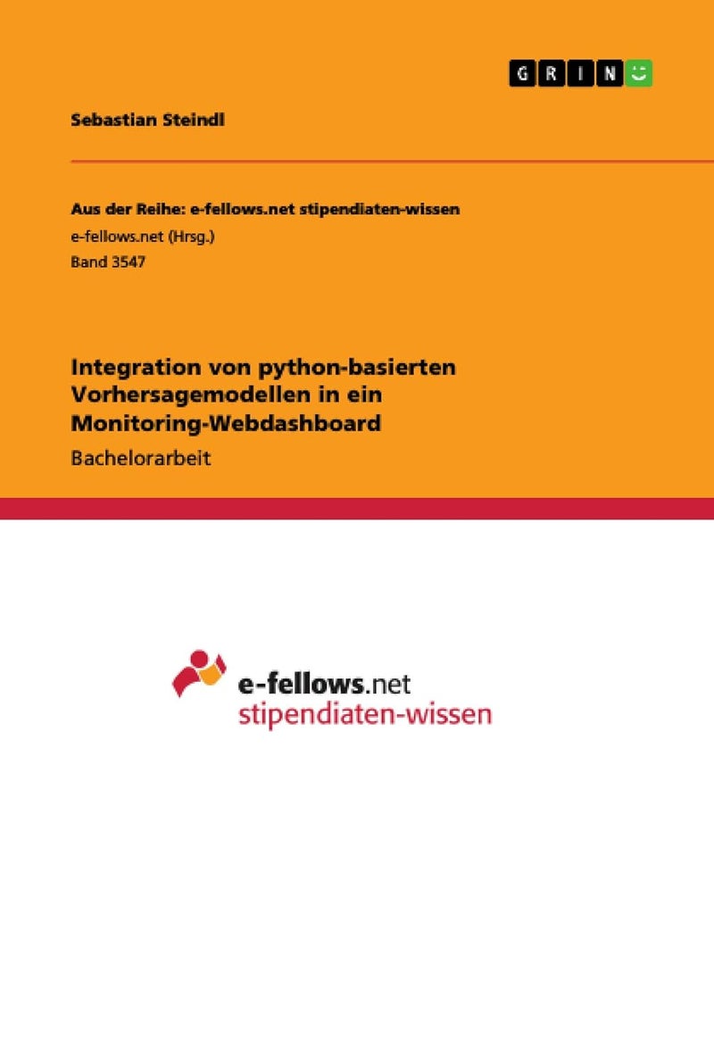 Integration von python-basierten Vorhersagemodellen in ein Monitoring-Webdashboard