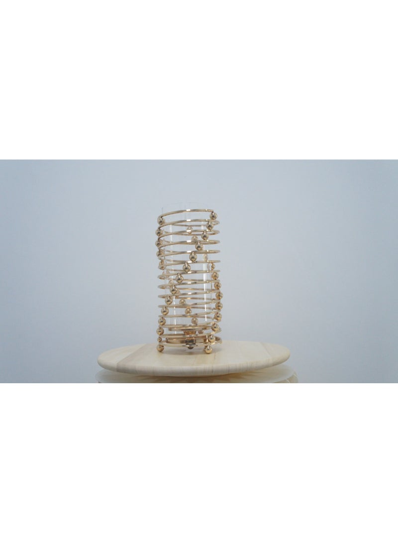 HURRICANE INSPIRED CANDLE HOLDER