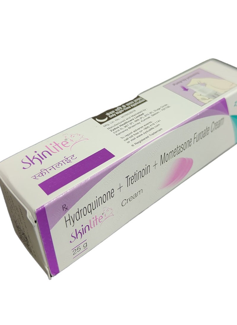 Hydroquinone+Tretinoin+Mometasone Furoate Skinlite Cream 25g