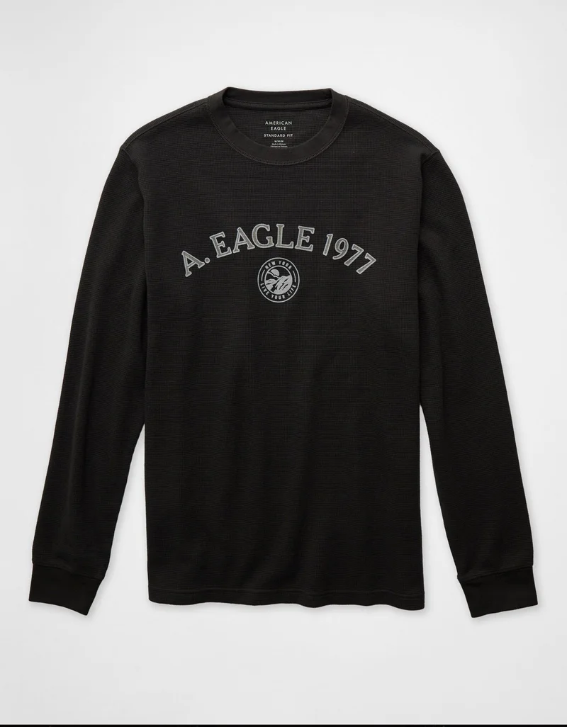 American Eagle AE Graphic Thermal Shirt