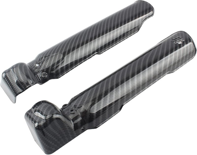 ABCERRSI Sur Ron Fork Guards - Imitation Carbon Fiber - Image 1