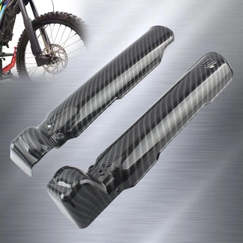 ABCERRSI Sur Ron Fork Guards - Imitation Carbon Fiber - Image 5