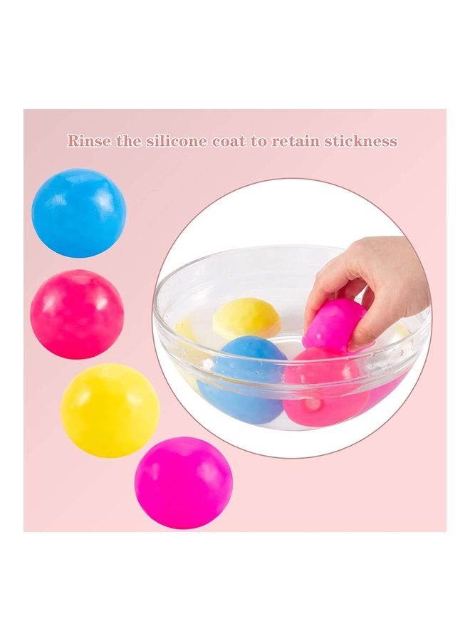 NIBEMINENT 4-Piece Glowing Stress Relief Sticky Balls - Image 2