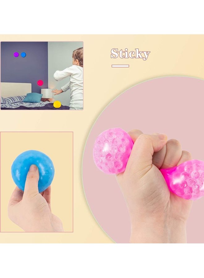 NIBEMINENT 4-Piece Glowing Stress Relief Sticky Balls - Image 3