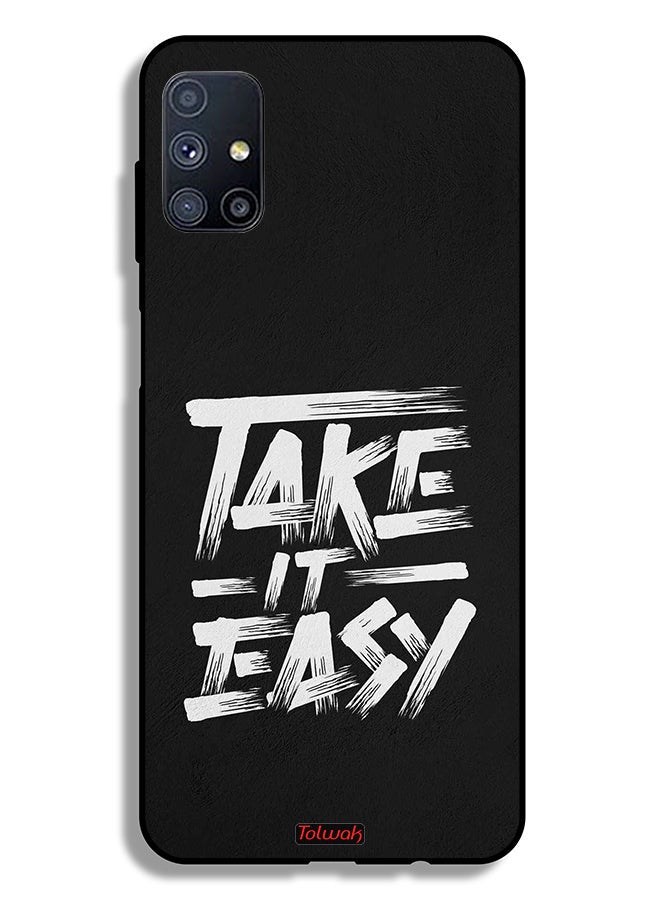Tolwak Samsung Galaxy M51 Protective Case Cover Take It Easy - Image 2