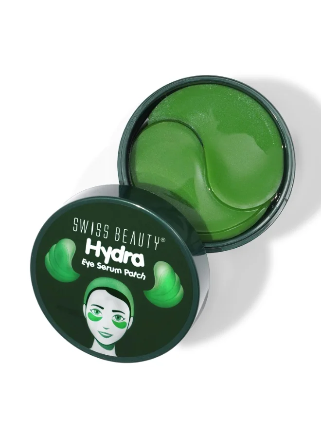 سويس بيوتي Swiss Beauty Hydra Anti Wrinkle Eye Serum Patch| Treats Dark Circles, Fine Lines And Wrinkles | Enriched With Collagen And Aloe Vera Extract | Shade- 01 Aloevera, 60 Pcs