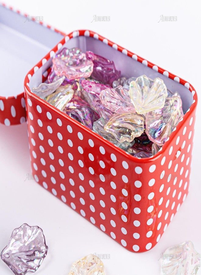 AUEAR, 6 Pack Mini Trinket Coin Box Flower Pattern Containers with Lid for Jewelry Storage Case Tinplate (Random Color) - Image 5