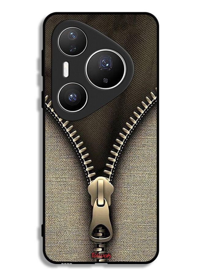 Tolwak Huawei Pura 80 Pro Plus Protective Case Cover Zip Pattern - Image 1