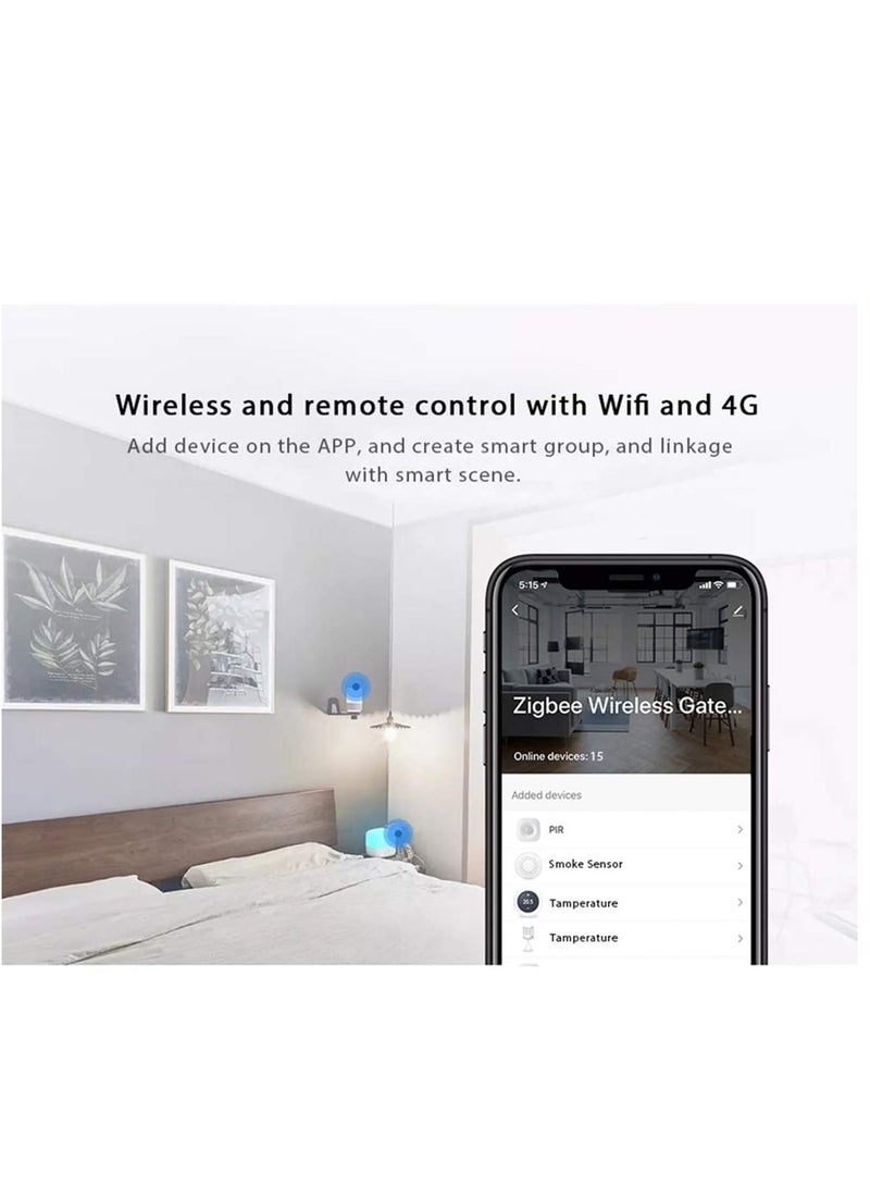 Tuya ZigBee 3.0 Smart Gateway Hub Smart Home Bridge Smart Life APP Wireless Remote Controller Works with Google Home - Image 5