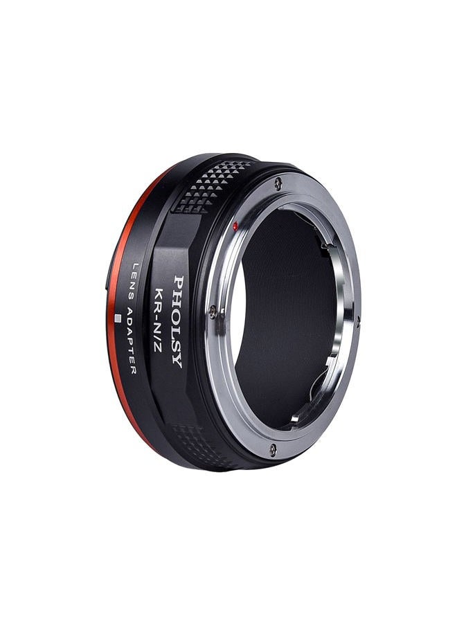 PHOLSY Lens Mount Adapter Compatible with Konica AR Lens to Nikon Z Mount Camera Body Compatible with Nikon Z fc, Z30, Z9, Z8, Z6, Z7, Z5, Z50 - Image 5