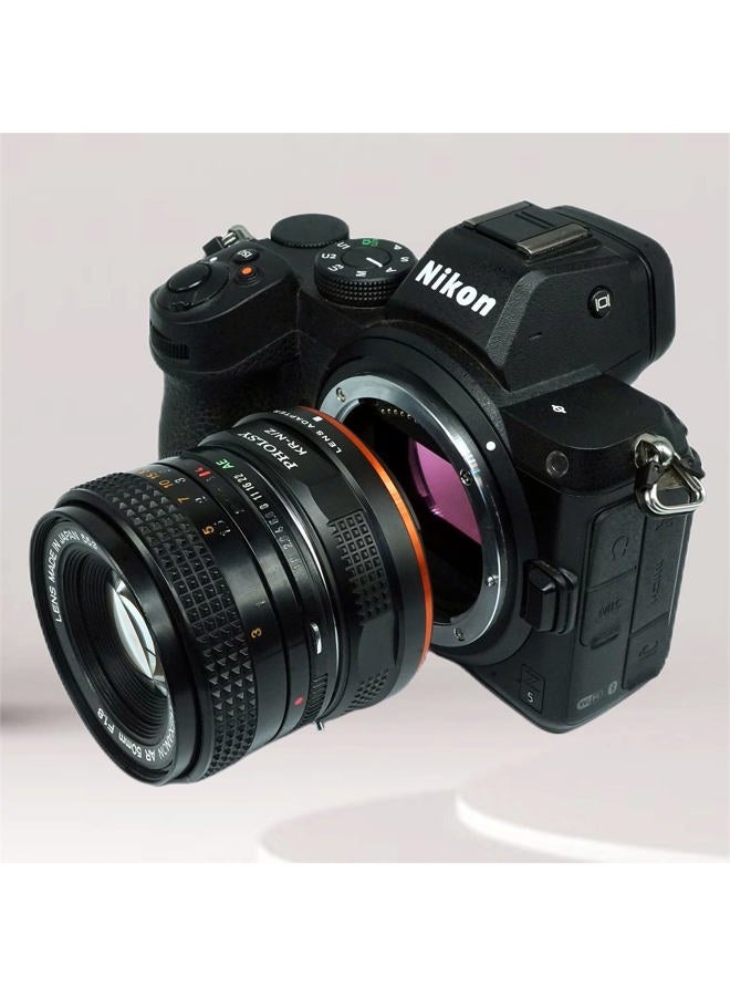 PHOLSY Lens Mount Adapter Compatible with Konica AR Lens to Nikon Z Mount Camera Body Compatible with Nikon Z fc, Z30, Z9, Z8, Z6, Z7, Z5, Z50 - Image 3