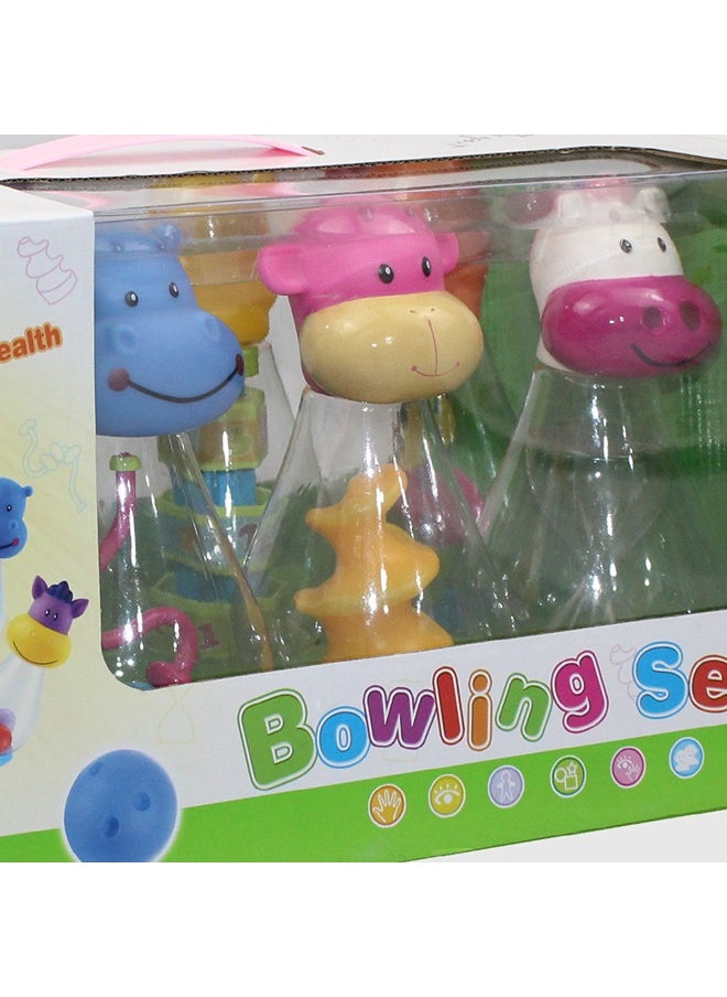 OKO Zhiyu Sport Toy Series Bowling Set (6 Bottles & 1 Ball)  - Image 3