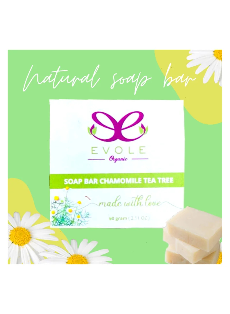 EVOLE EVOLE SOAP CHAMOMILE NATURAL ORGANIC HANDMADE FOR BODY