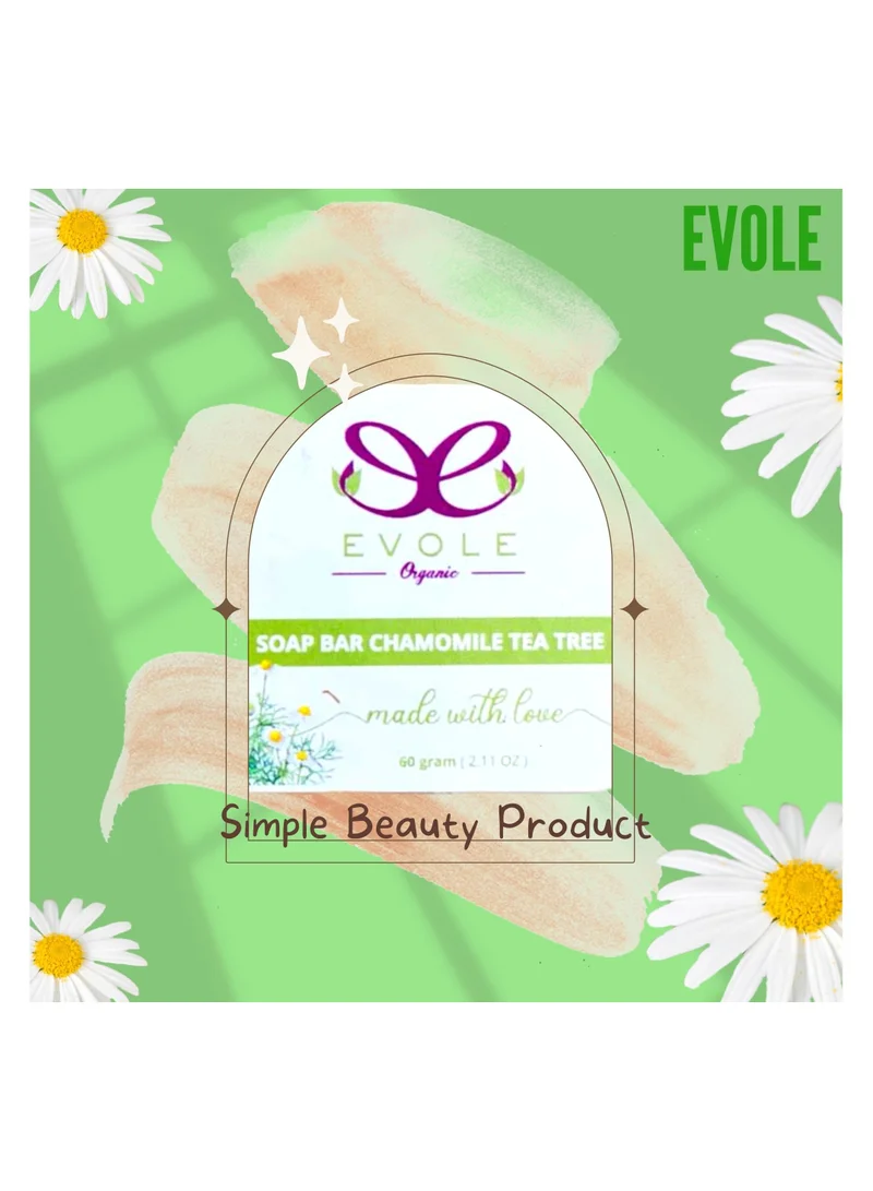EVOLE EVOLE SOAP CHAMOMILE NATURAL ORGANIC HANDMADE FOR BODY