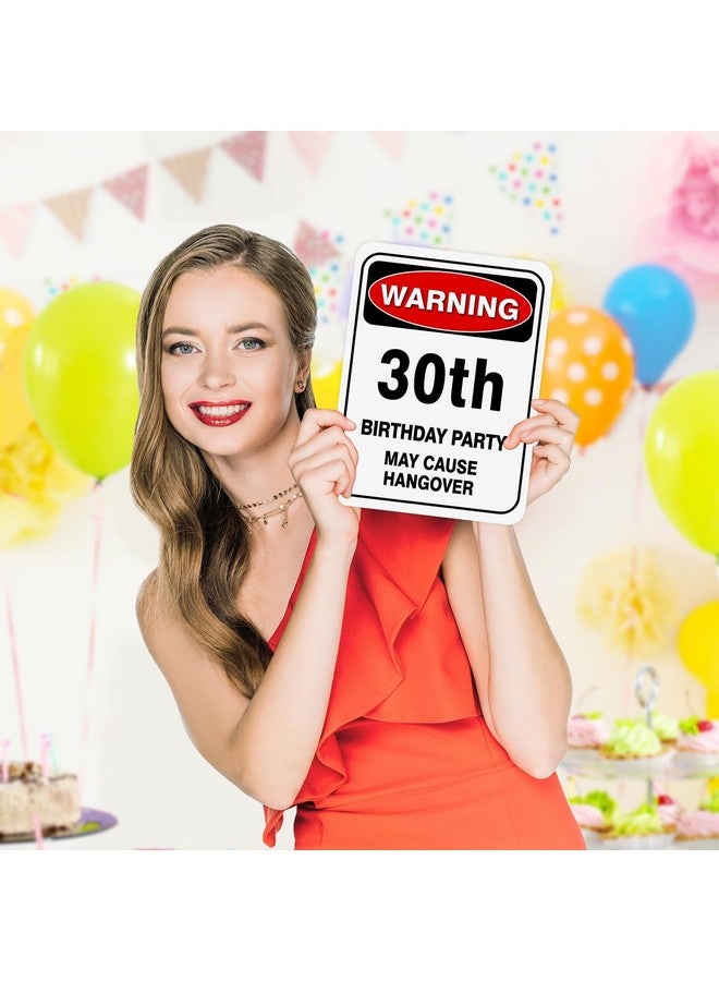 WERNNSAI Dirty 30th Birthday Decorations - 9 PCs 30 Birthday Decor for Him Her, 30 Years Old Garden Party Decor, Women Dirty 30 Picture Props Funny Table Centerpieces Men, 30s Door Windows Signs Wall Banner - Image 5