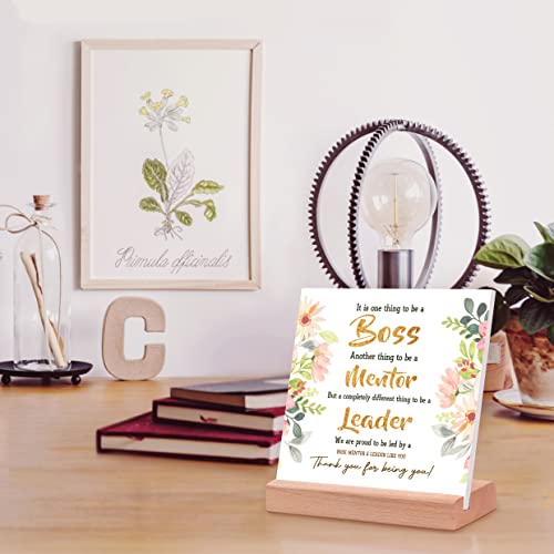 Pandasch Boss Gifts for Women, Unique Office Desk Card with Warm Words - Birthday, Going Away, Thank You Gift for Your Female Boss Leader Manager - Image 4