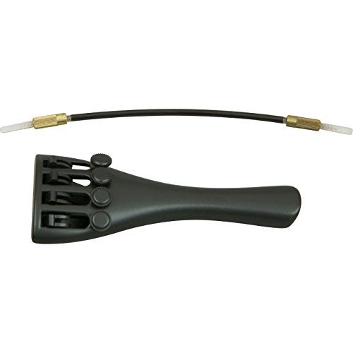 TraderPlus Ultra Composite Tailpiece with 4-tuners and Tailgut for 4/4 Violin - Image 2