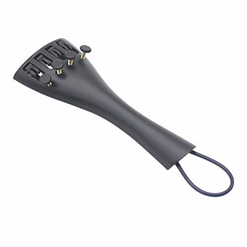 TraderPlus Ultra Composite Tailpiece with 4-tuners and Tailgut for 4/4 Violin - Image 3
