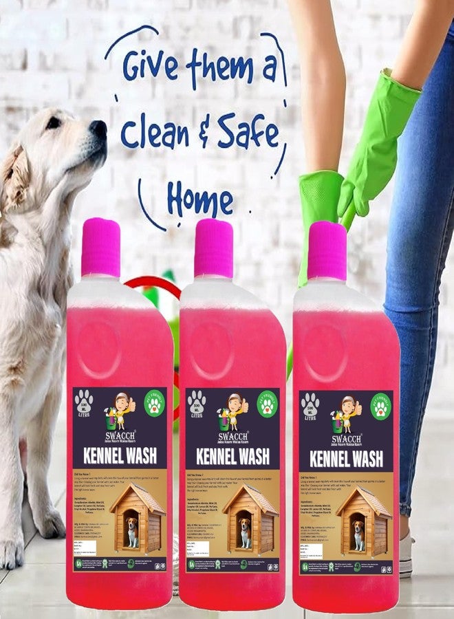 swacch Kennel Wash (500ml) (Pack of 3) Rose I Pet Stain & Odour Remover I Pet Floor Cleaner Liquid I Dog and Cat Friendly - Image 3
