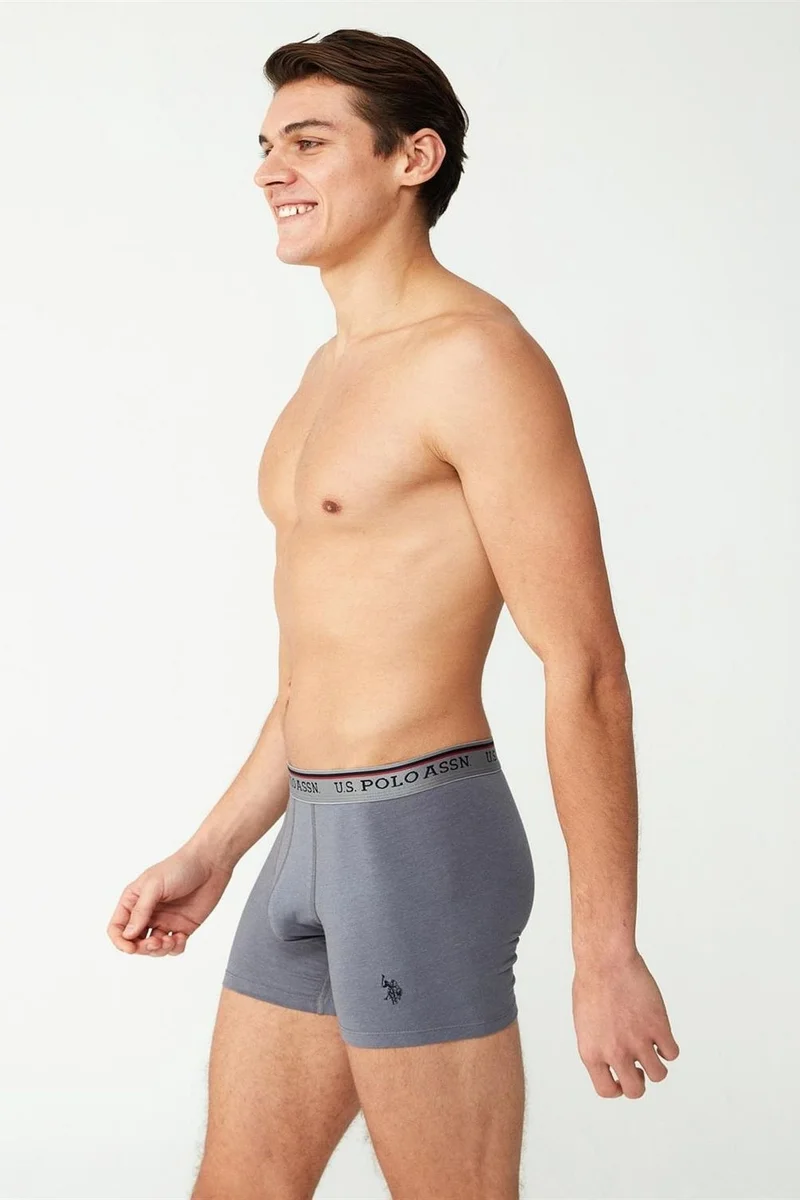 U.S. Polo Assn. 80488 Men's Modal 2-Pack Boxer-Navy Blue & Anthracite