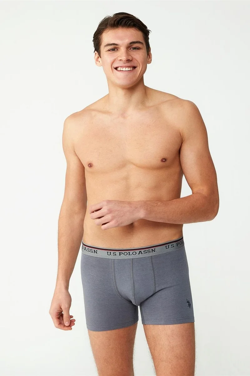U.S. Polo Assn. 80488 Men's Modal 2-Pack Boxer-Navy Blue & Anthracite