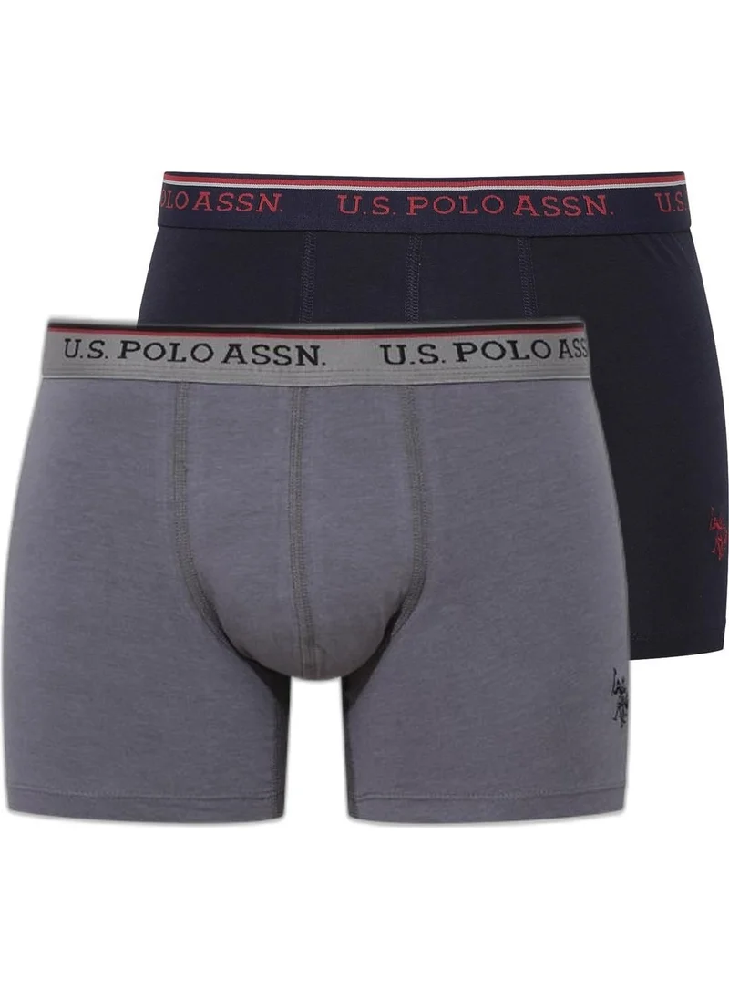 U.S. Polo Assn. 80488 Men's Modal 2-pack Boxer-Navy Blue&Anthracite