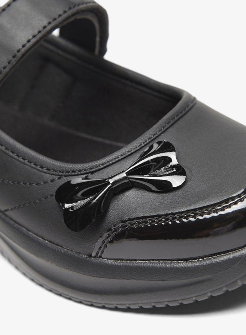 داش حذاء ماري جين مدرسية بفيونكة وإغلاق بشريط لاصق - Image 5