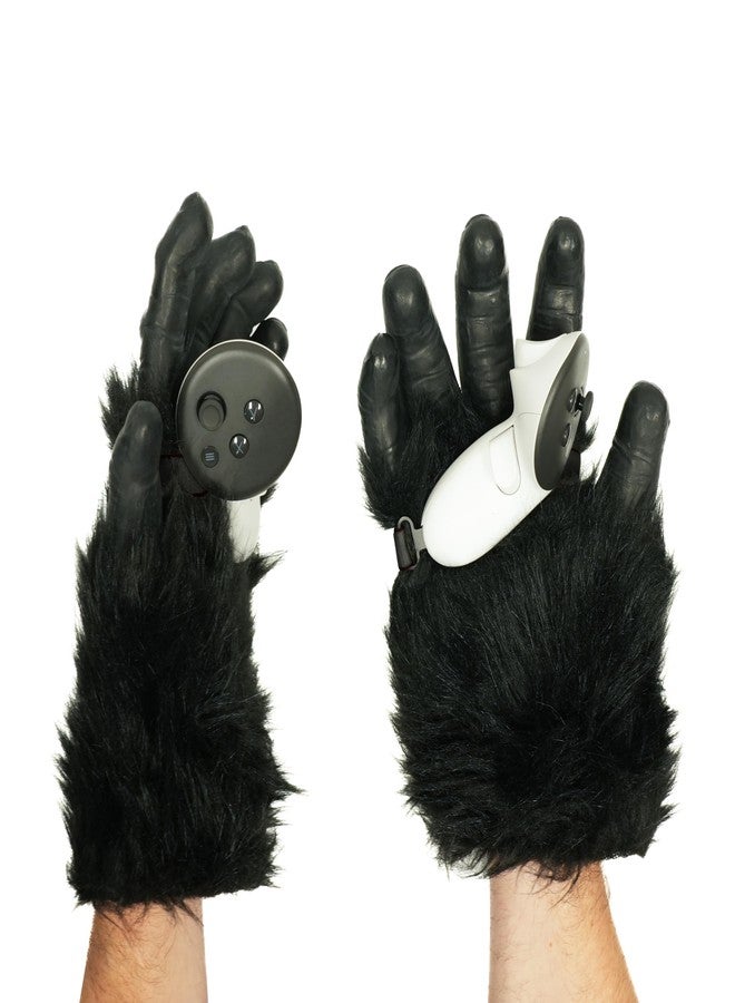 DeadEyeVR Gorilla Gloves - Gorilla Tag Ape Gloves for Quest, Quest 2, Quest 3/3s, Quest Pro, and Valve Index (Gorilla Gloves, Small) - Image 1